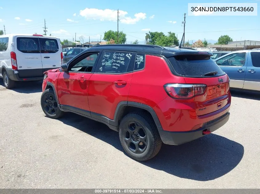 2023 Jeep Compass Trailhawk 4X4 VIN: 3C4NJDDN8PT543660 Lot: 39791514