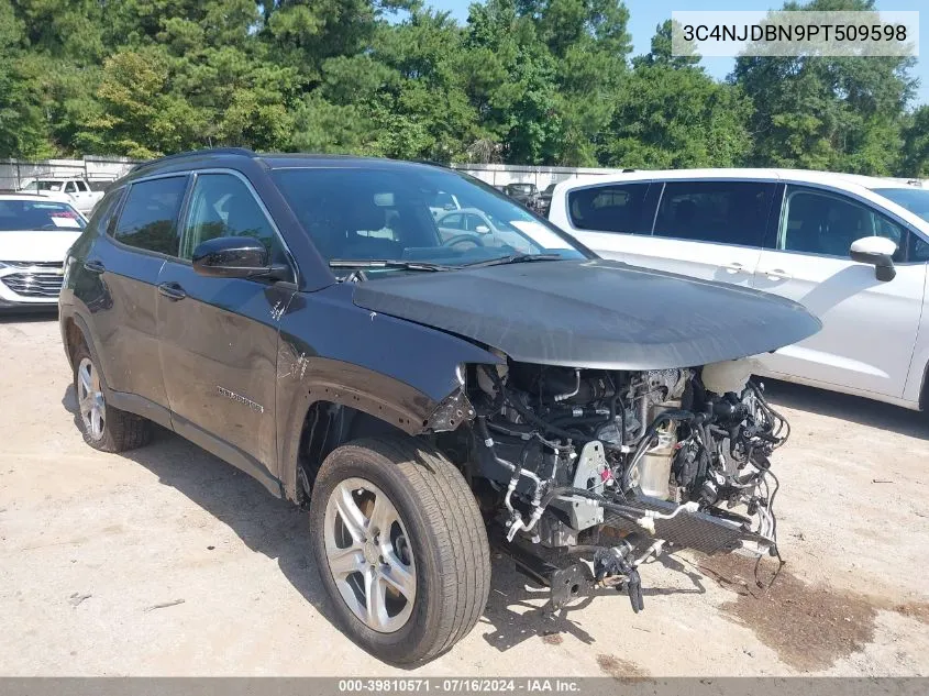 2023 Jeep Compass Latitude 4X4 VIN: 3C4NJDBN9PT509598 Lot: 39810571