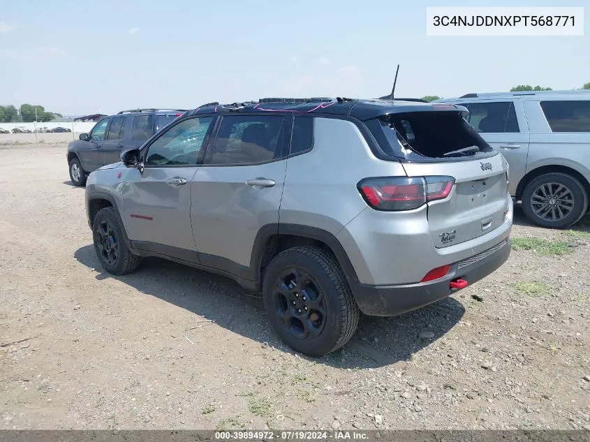 2023 Jeep Compass Trailhawk 4X4 VIN: 3C4NJDDNXPT568771 Lot: 39894972