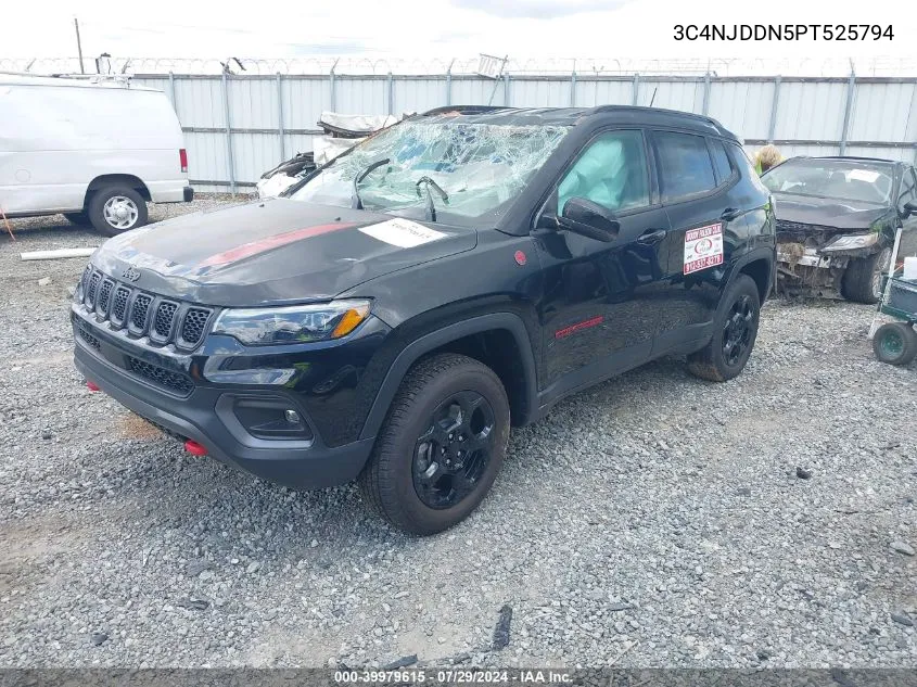 2023 Jeep Compass Trailhawk 4X4 VIN: 3C4NJDDN5PT525794 Lot: 39979615