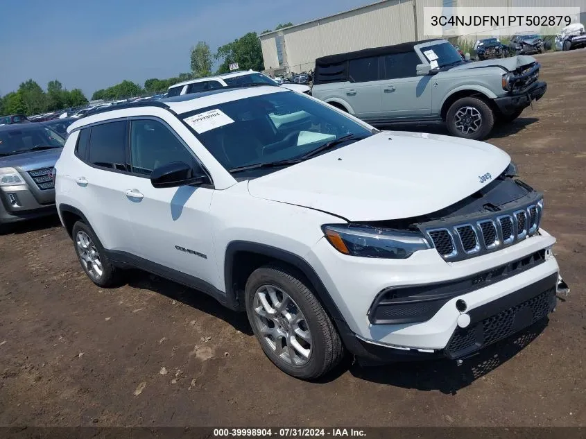 2023 Jeep Compass Latitude Lux Fwd VIN: 3C4NJDFN1PT502879 Lot: 39998904