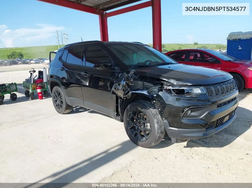 2023 Jeep Compass Altitude 4X4 VIN: 3C4NJDBN5PT534577 Lot: 40102266