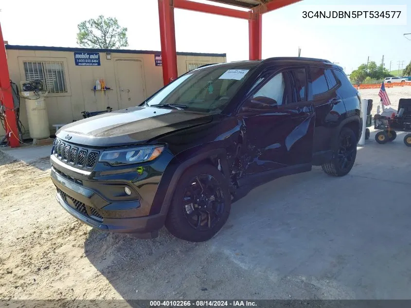 2023 Jeep Compass Altitude 4X4 VIN: 3C4NJDBN5PT534577 Lot: 40102266