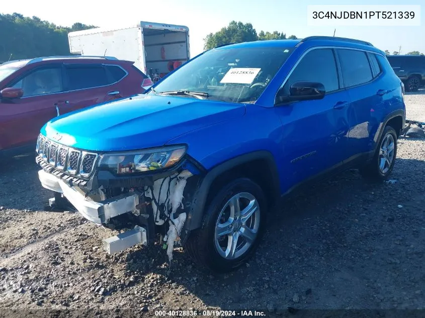 2023 Jeep Compass Latitude 4X4 VIN: 3C4NJDBN1PT521339 Lot: 40128836