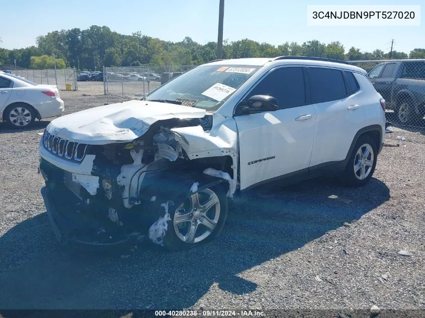 2023 Jeep Compass Latitude VIN: 3C4NJDBN9PT527020 Lot: 40280238