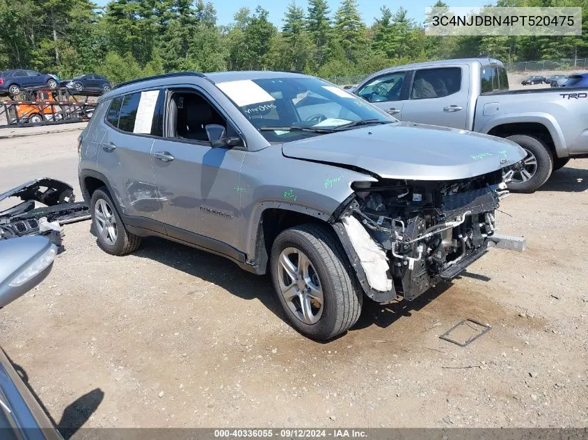 2023 Jeep Compass Latitude 4X4 VIN: 3C4NJDBN4PT520475 Lot: 40336055