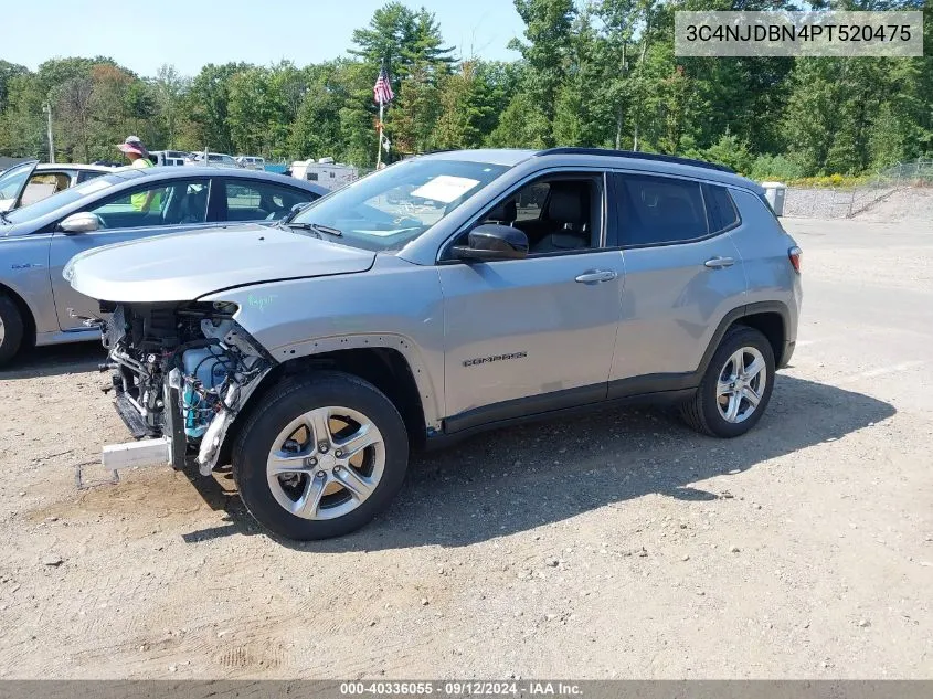 2023 Jeep Compass Latitude 4X4 VIN: 3C4NJDBN4PT520475 Lot: 40336055