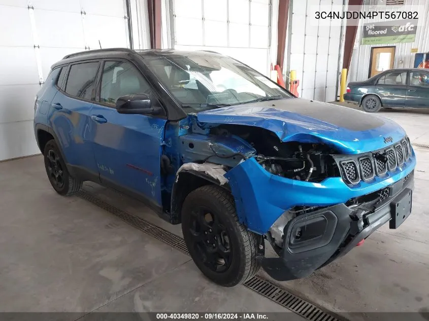 2023 Jeep Compass Trailhawk VIN: 3C4NJDDN4PT567082 Lot: 40349820