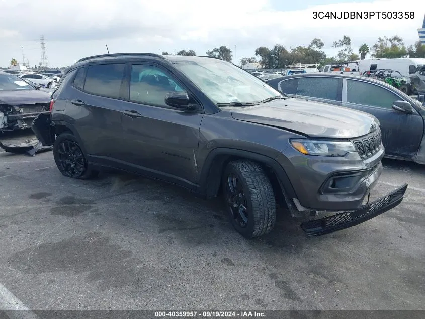 2023 Jeep Compass Altitude 4X4 VIN: 3C4NJDBN3PT503358 Lot: 40359957