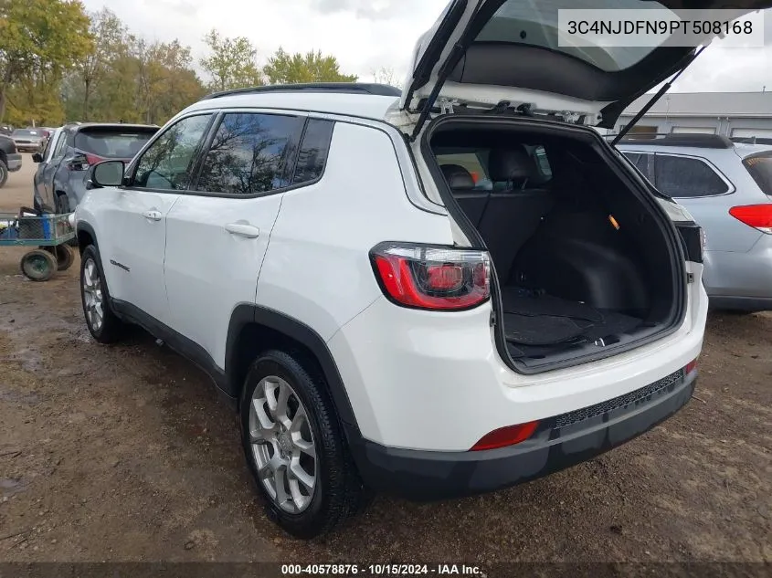 2023 Jeep Compass Latitude Lux Fwd VIN: 3C4NJDFN9PT508168 Lot: 40578876