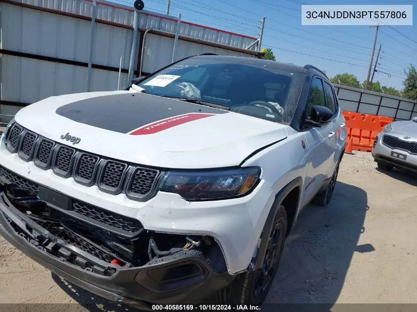 2023 Jeep Compass Trailhawk 4X4 VIN: 3C4NJDDN3PT557806 Lot: 40585169