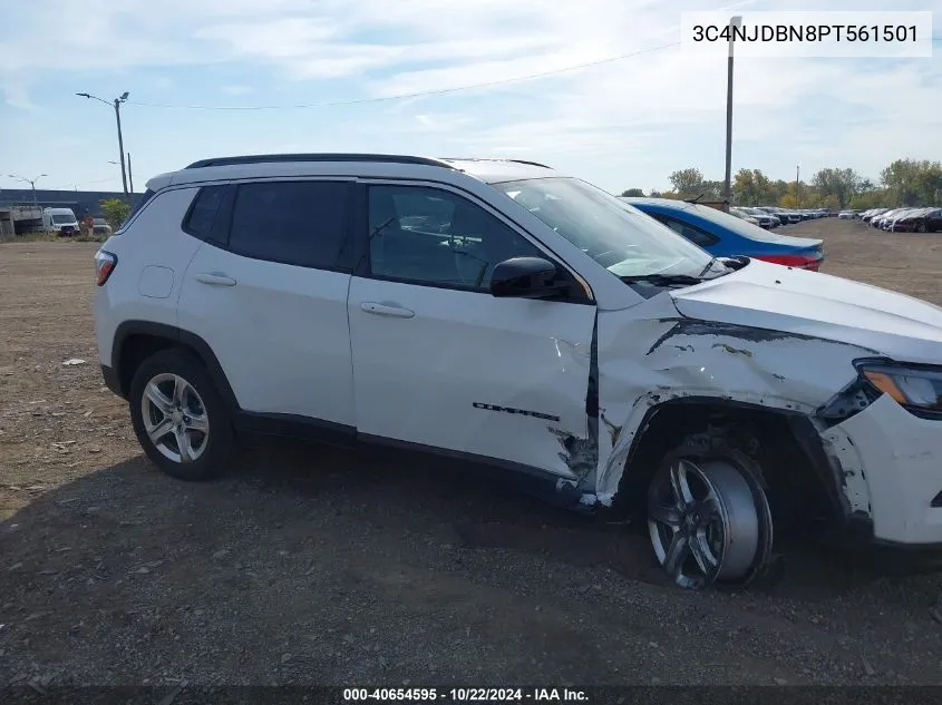 2023 Jeep Compass Latitude 4X4 VIN: 3C4NJDBN8PT561501 Lot: 40654595