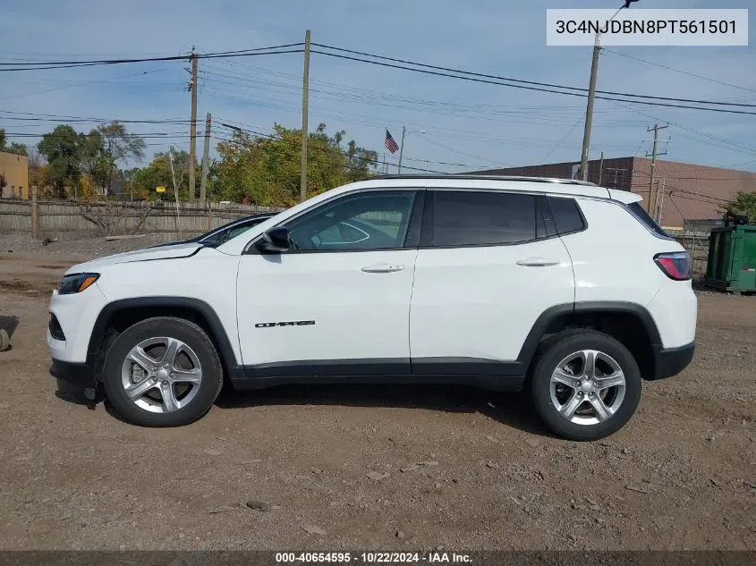 2023 Jeep Compass Latitude 4X4 VIN: 3C4NJDBN8PT561501 Lot: 40654595