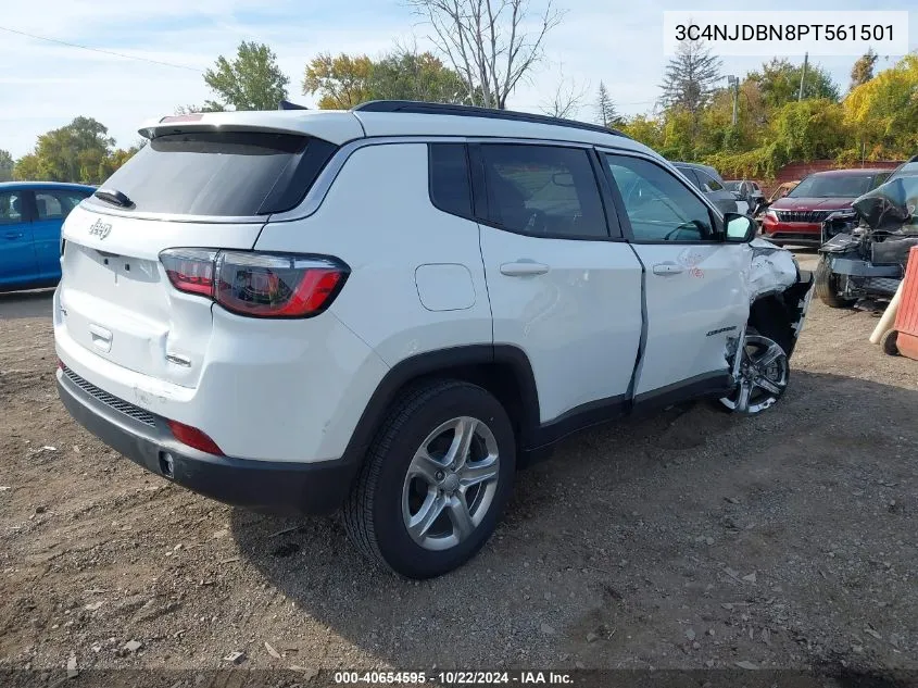 2023 Jeep Compass Latitude 4X4 VIN: 3C4NJDBN8PT561501 Lot: 40654595