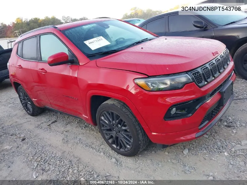 2023 Jeep Compass (Red) Edition 4X4 VIN: 3C4NJDCN8PT543708 Lot: 40672163