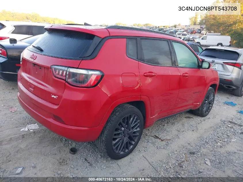 2023 Jeep Compass (Red) Edition 4X4 VIN: 3C4NJDCN8PT543708 Lot: 40672163