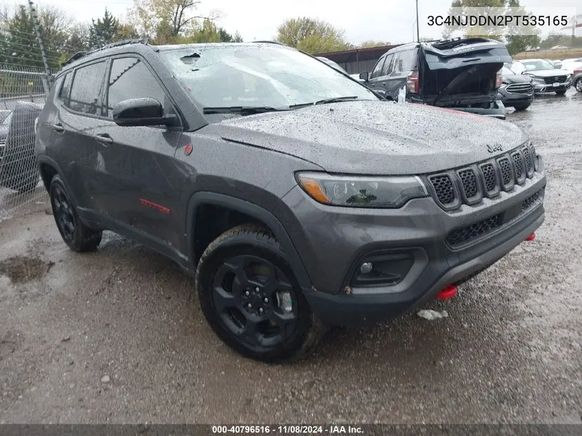 2023 Jeep Compass Trailhawk 4X4 VIN: 3C4NJDDN2PT535165 Lot: 40796516