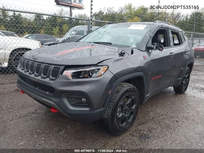 2023 Jeep Compass Trailhawk 4X4 VIN: 3C4NJDDN2PT535165 Lot: 40796516