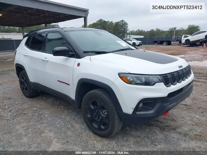 2023 Jeep Compass Trailhawk 4X4 VIN: 3C4NJDDNXPT523412 Lot: 40802709