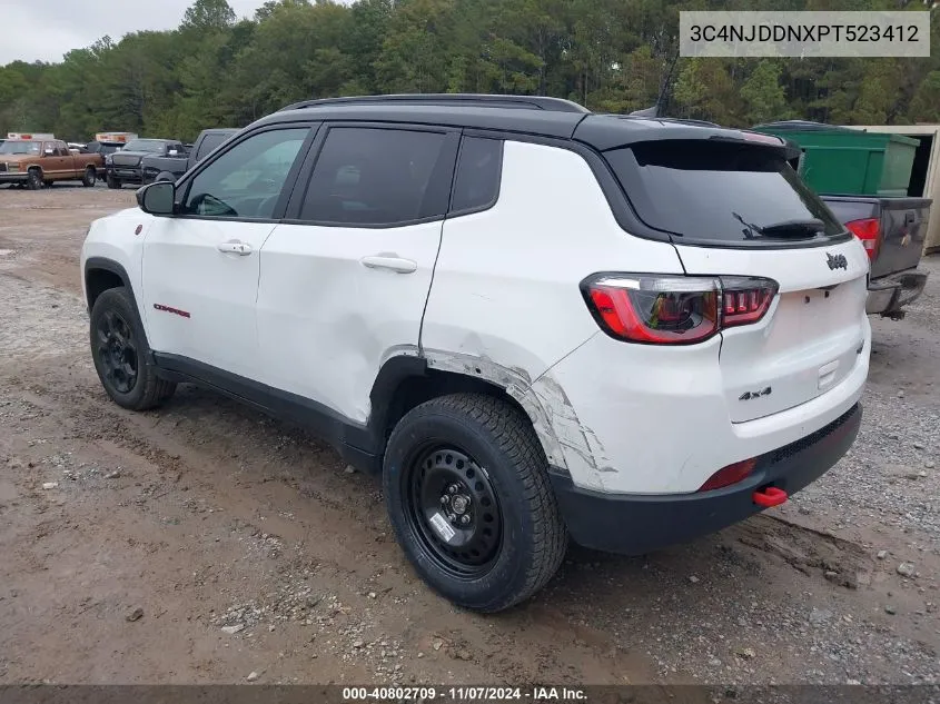 2023 Jeep Compass Trailhawk 4X4 VIN: 3C4NJDDNXPT523412 Lot: 40802709