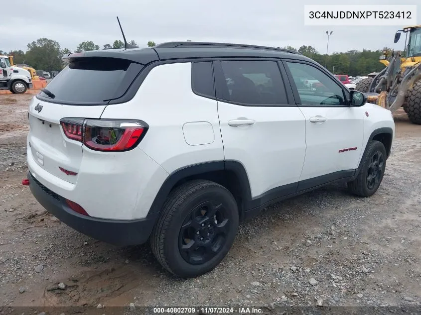 2023 Jeep Compass Trailhawk 4X4 VIN: 3C4NJDDNXPT523412 Lot: 40802709