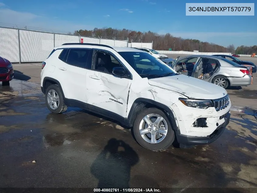 2023 Jeep Compass Latitude 4X4 VIN: 3C4NJDBNXPT570779 Lot: 40802761