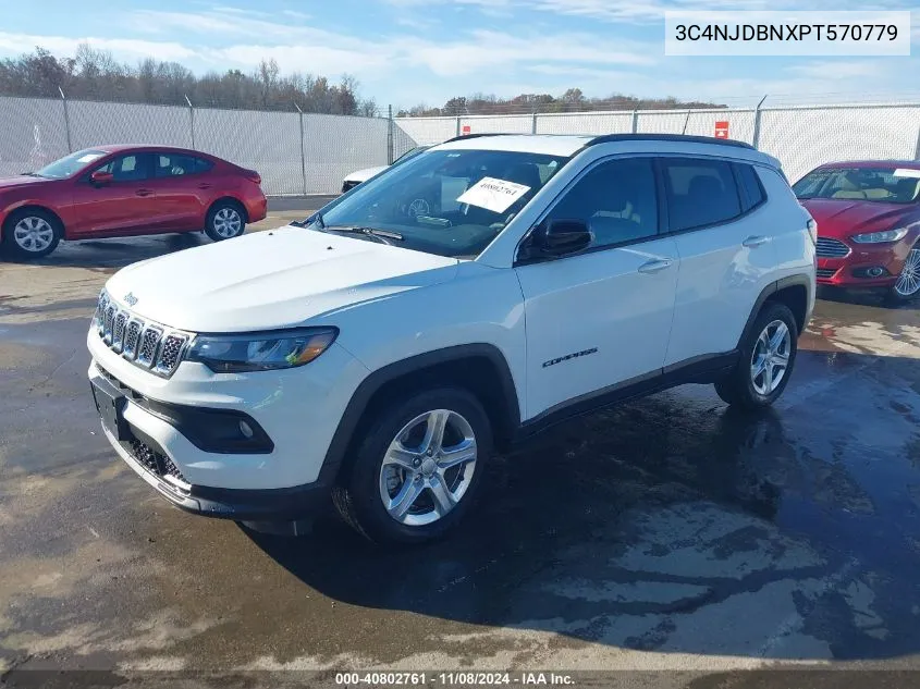 2023 Jeep Compass Latitude 4X4 VIN: 3C4NJDBNXPT570779 Lot: 40802761