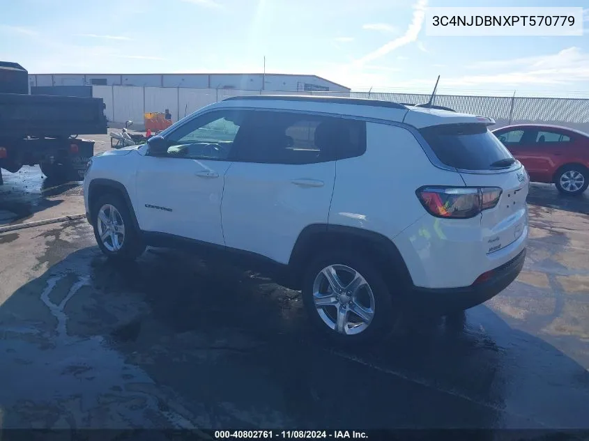 2023 Jeep Compass Latitude 4X4 VIN: 3C4NJDBNXPT570779 Lot: 40802761