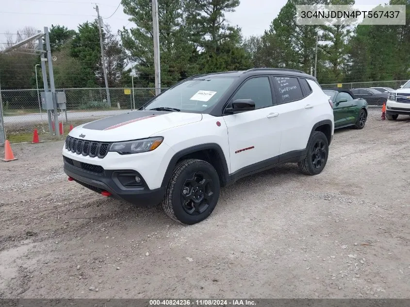 2023 Jeep Compass Trailhawk 4X4 VIN: 3C4NJDDN4PT567437 Lot: 40824236