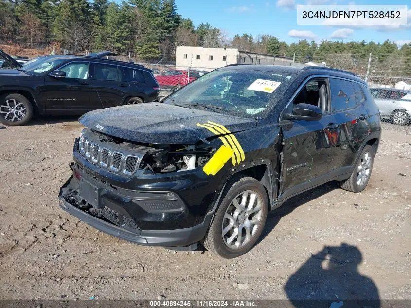 2023 Jeep Compass Latitude Lux Fwd VIN: 3C4NJDFN7PT528452 Lot: 40894245