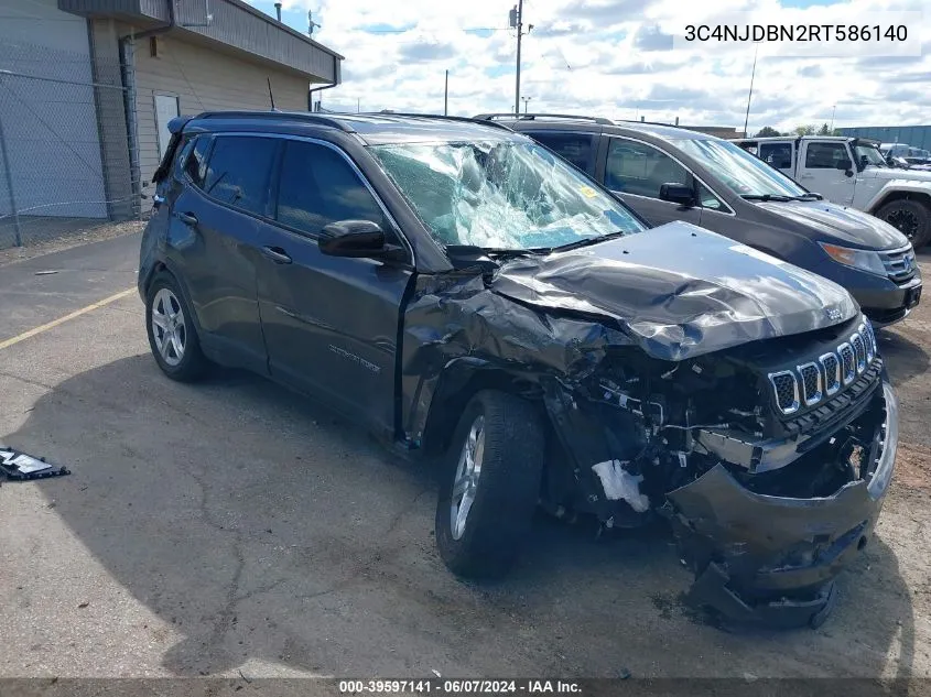 2024 Jeep Compass Latitude 4X4 VIN: 3C4NJDBN2RT586140 Lot: 39597141