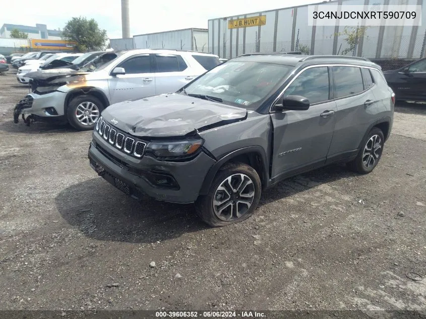 2024 Jeep Compass Limited 4X4 VIN: 3C4NJDCNXRT590709 Lot: 39606352