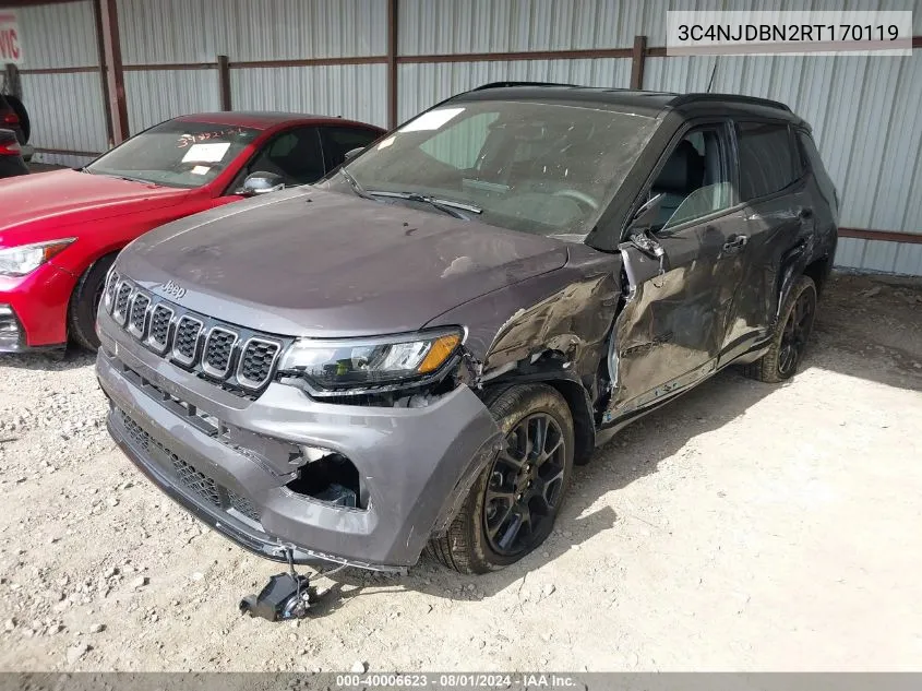 3C4NJDBN2RT170119 2024 Jeep Compass Latitude 4X4