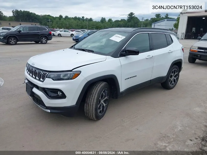 3C4NJDCN7RT153024 2024 Jeep Compass Limited 4X4