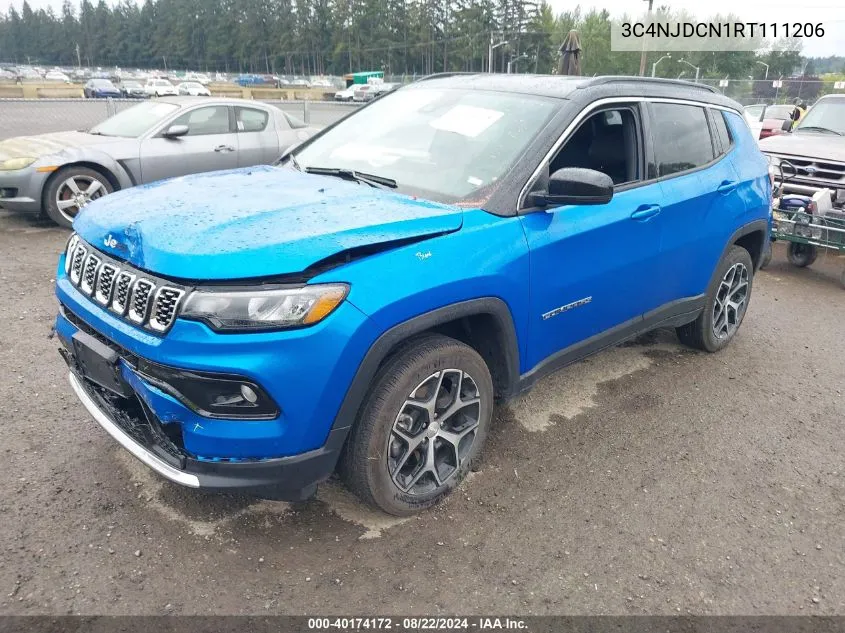 3C4NJDCN1RT111206 2024 Jeep Compass Limited 4X4