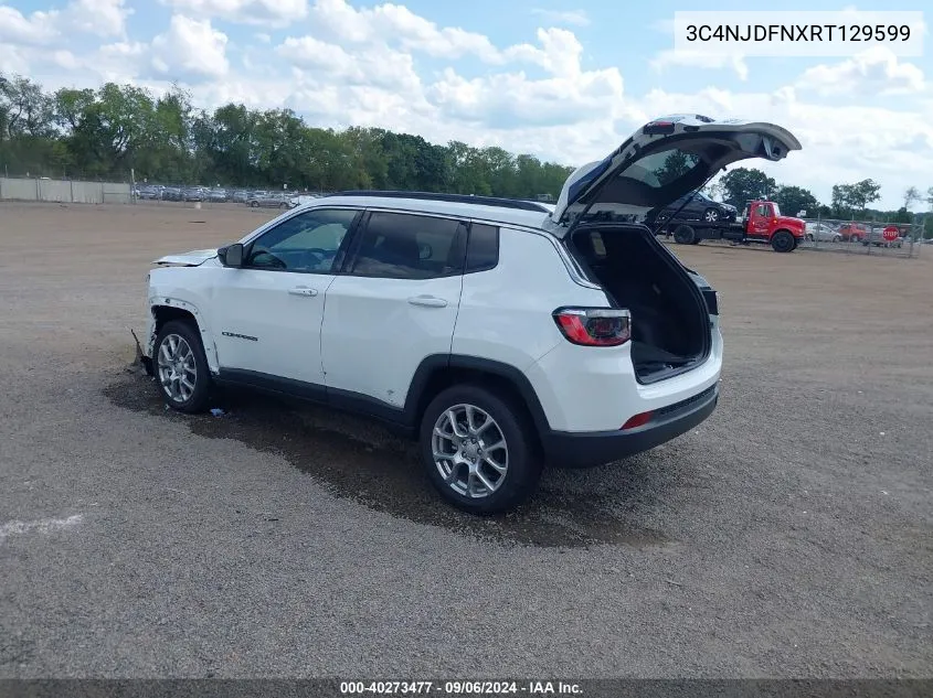 2024 Jeep Compass Latitude Lux Fwd VIN: 3C4NJDFNXRT129599 Lot: 40273477