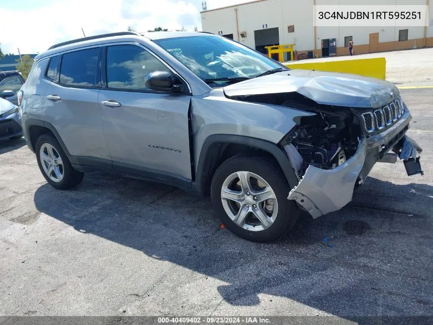 2024 Jeep Compass Latitude VIN: 3C4NJDBN1RT595251 Lot: 40409402