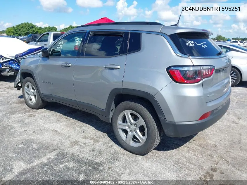 2024 Jeep Compass Latitude VIN: 3C4NJDBN1RT595251 Lot: 40409402