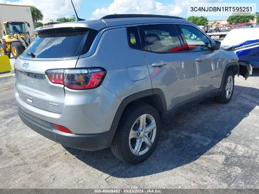 2024 Jeep Compass Latitude VIN: 3C4NJDBN1RT595251 Lot: 40409402