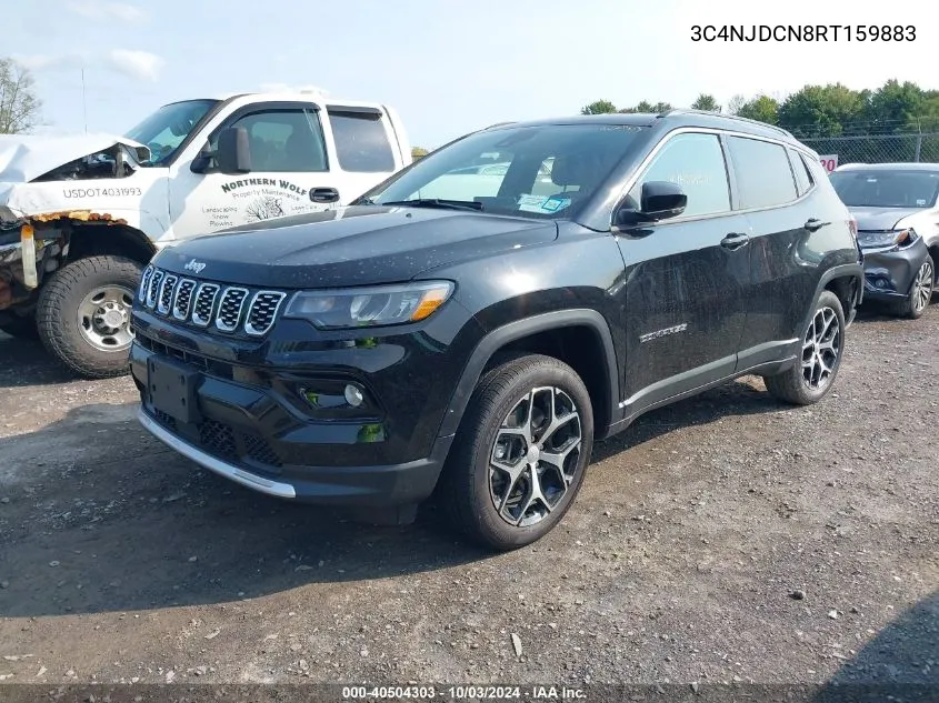 2024 Jeep Compass Limited 4X4 VIN: 3C4NJDCN8RT159883 Lot: 40504303