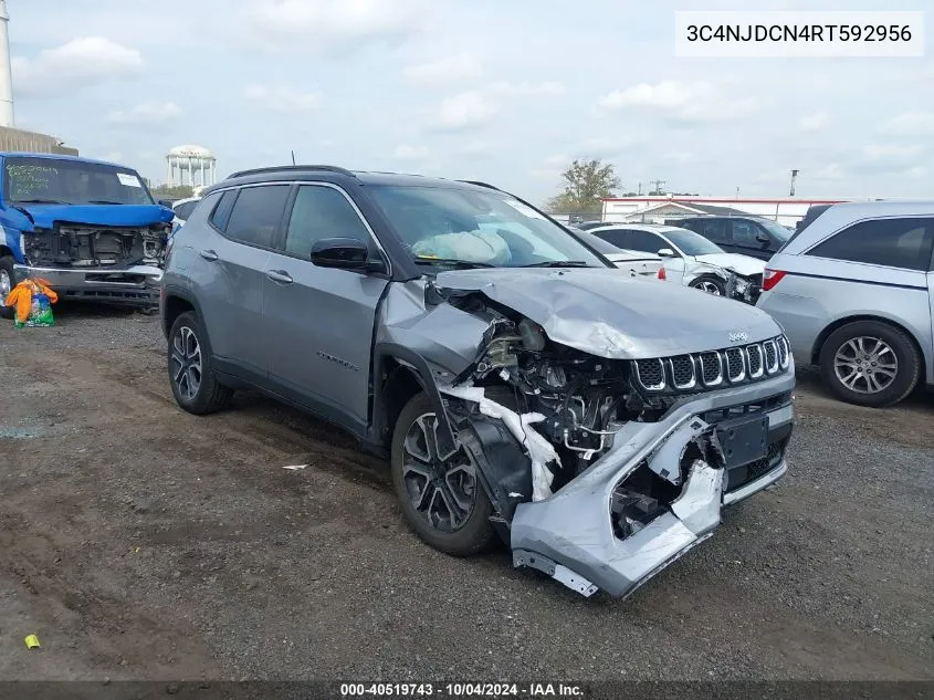 3C4NJDCN4RT592956 2024 Jeep Compass Limited 4X4