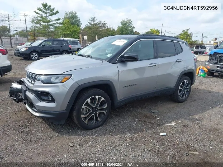 3C4NJDCN4RT592956 2024 Jeep Compass Limited 4X4