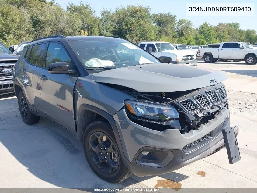 2024 Jeep Compass Trailhawk VIN: 3C4NJDDN0RT609430 Lot: 40522729