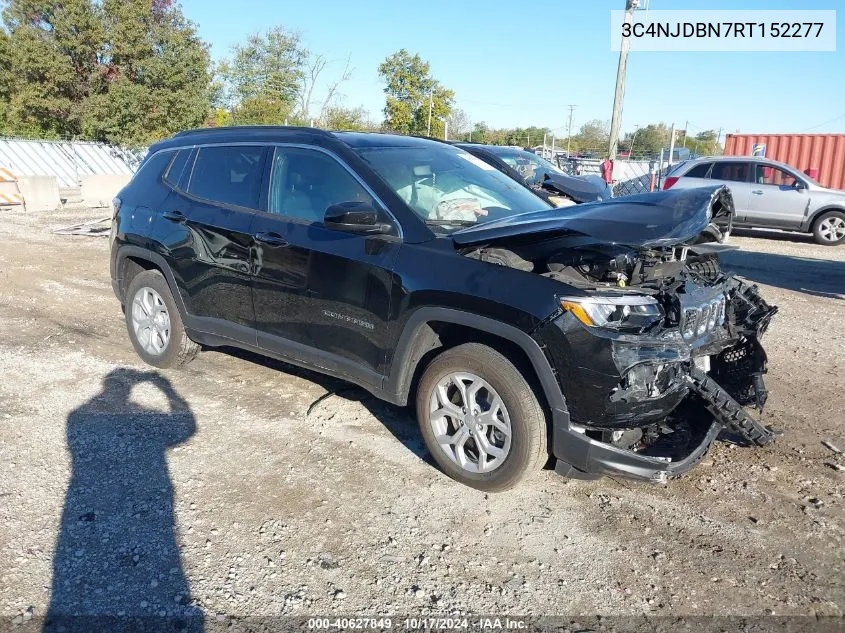 2024 Jeep Compass Latitude 4X4 VIN: 3C4NJDBN7RT152277 Lot: 40627849