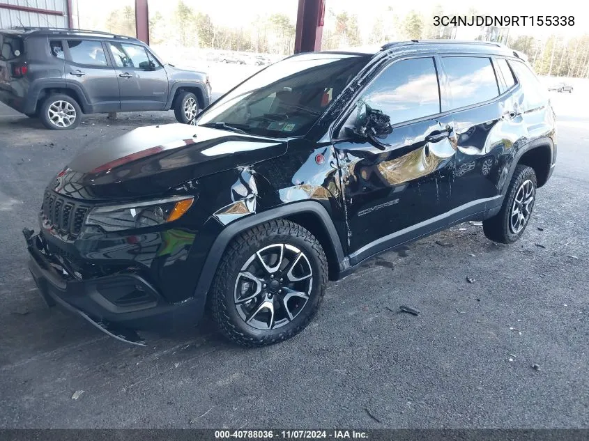 2024 Jeep Compass Trailhawk 4X4 VIN: 3C4NJDDN9RT155338 Lot: 40788036