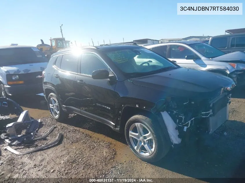 2024 Jeep Compass Latitude 4X4 VIN: 3C4NJDBN7RT584030 Lot: 40831137