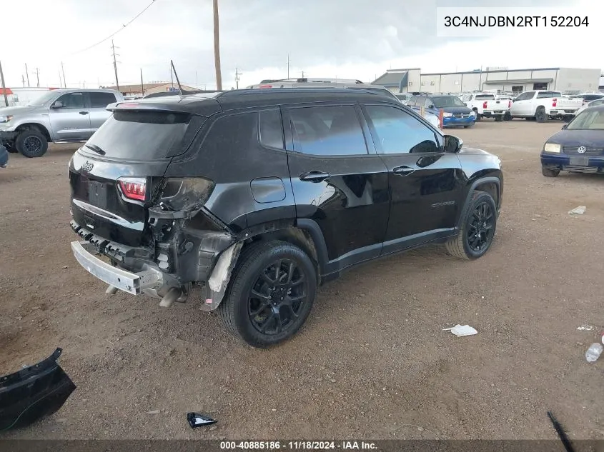 2024 Jeep Compass Latitude 4X4 VIN: 3C4NJDBN2RT152204 Lot: 40885186