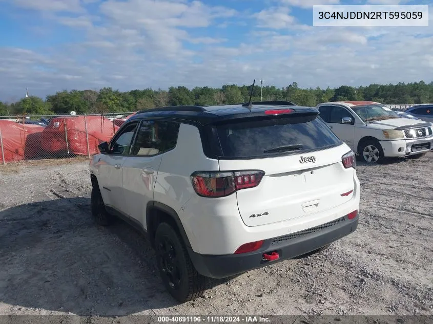 2024 Jeep Compass Trailhawk 4X4 VIN: 3C4NJDDN2RT595059 Lot: 40891196