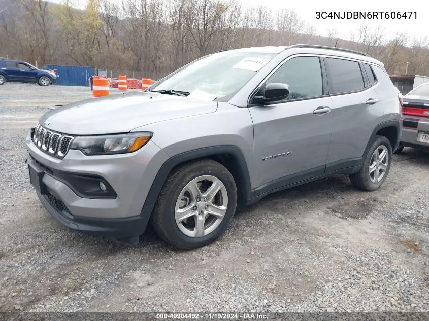 2024 Jeep Compass Latitude 4X4 VIN: 3C4NJDBN6RT606471 Lot: 40904492