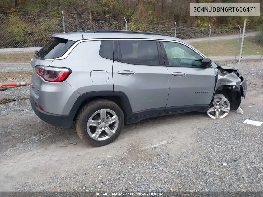 2024 Jeep Compass Latitude 4X4 VIN: 3C4NJDBN6RT606471 Lot: 40904492